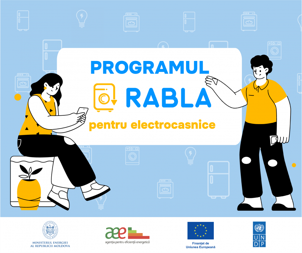 Peste 50 mii de familii vulnerabile din Moldova vor primi vouchere pentru înlocuirea electrocasnicilor uzate